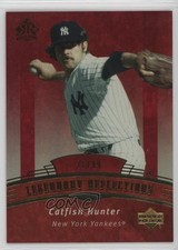 2005 Upper Deck Reflections Legendary Red 31/99 Catfish Hunter #169 HOF 0l2