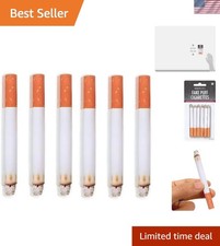 Authentic-Looking Fake Puff Cigarettes - Must-Have for Costume Parties, 6 Count