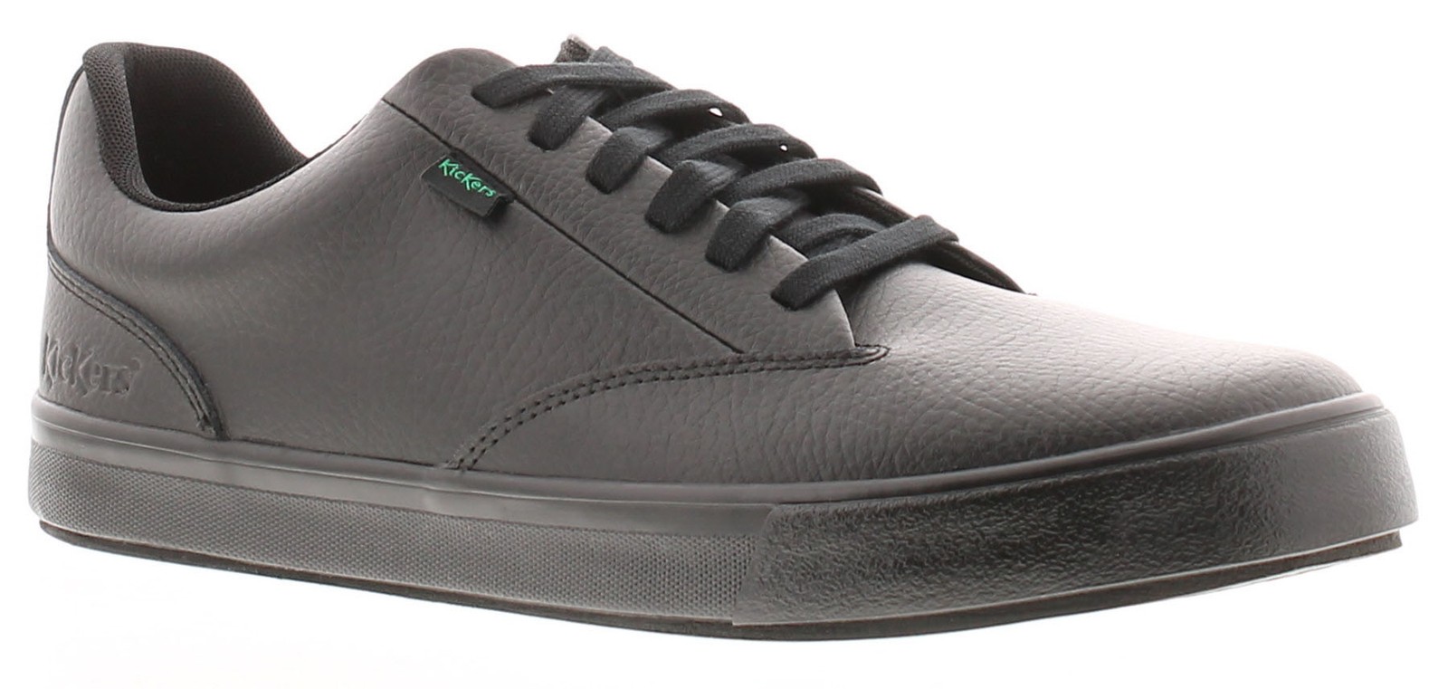 Kickers Mens Shoes Tovni Tumble Leather Lace Up black leather UK Size 9