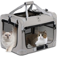 Extra Large Cat Carrier 2 Cats Portable Soft Sided Large Pet Carrier Traveling