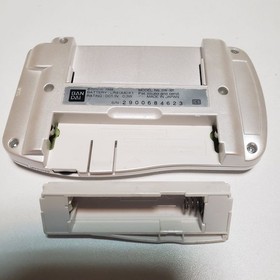Bandai WonderSwan Console Silver Pearl White SW-001 Tested Working See Photos