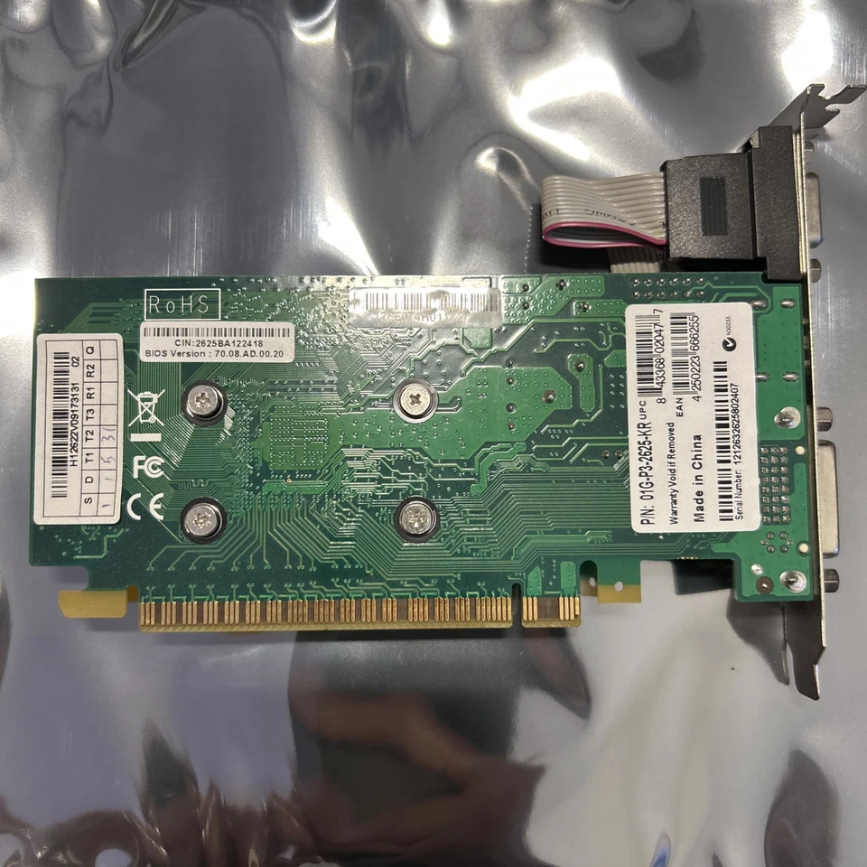 EVGA GeForce GT620 01G-P3-2625-KR 1GB VideoCard GPU - Image 2 of 2