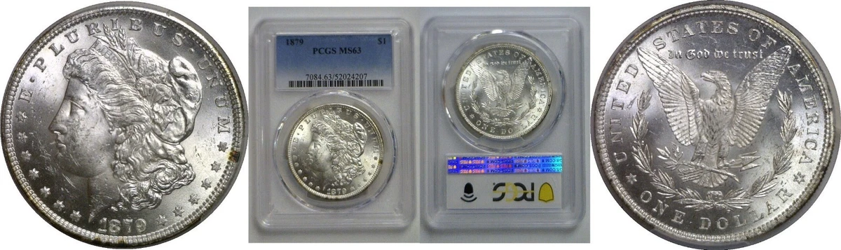 1879 Grade MS 63 Morgan US Dollars for sale | eBay