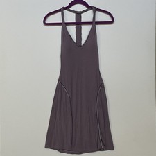 Guess Los Angeles Dress Womens Sizes XS Purple Beaded Back Strap Halter