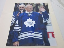 DAVE KEON SIGNED AUTO MAPLE LEAFS JERSEY NIGHT 8X10 PHOTO HOF #001