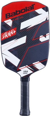 Babolat STRKR + Pickleball Paddle (Black/Red) One Size, black