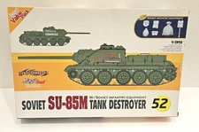 1/35 DRAGON/ CYBER HOBBY SU-85M TANK DESTROYER #9152 NEW PLASTIC ARMOR MODEL KIT