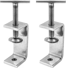 304 Stainless Steel C Clamp Tiger Clamp, 2 Pack Heavy Duty C-Clamp, for Home Imp