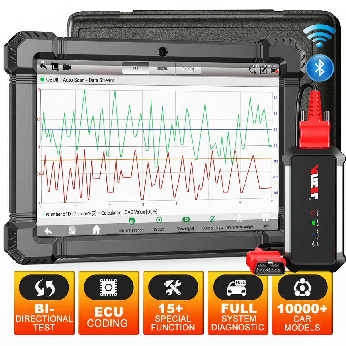あんぱるページ ANCEL X7 Bluetooth OBD2 Scanner Bi-directional Scan Tool Full