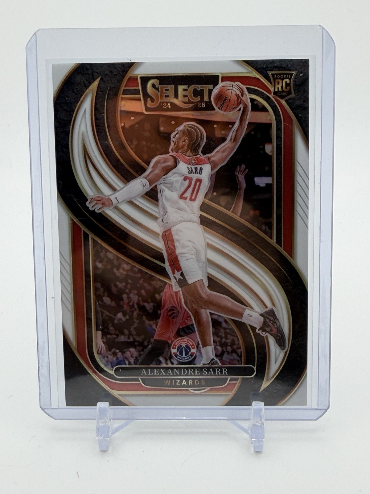 2024-25 Panini Select - Premier Alexandre Sarr #185 White Prizm (RC) #91/149