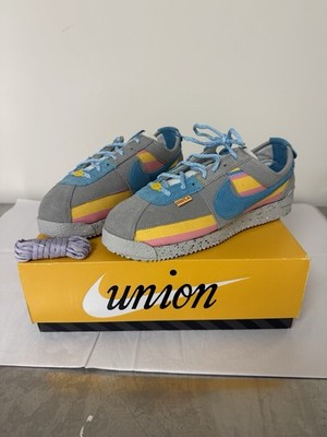 Nike Union Cortez Light Smoke Grey Blue Yellow Pink White DR1413-002 Mens 11