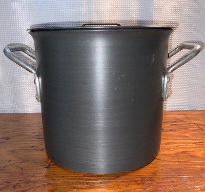Commercial Calphalon 808 8qt Cookware Anodized Aluminum Stock Pot 310 Lid USA
