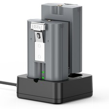 2-Pack 6040mAh Replacement Battery with Charger Station for Ring Doorbell  C...