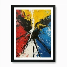 Abstract May, Pop-Up Series Art Pri Framed Wall Art Poster Canvas Print Picture