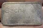 Vintage 1 Oz .999 Silver Bache The Winning Attitude Rare Design Advertising Bar