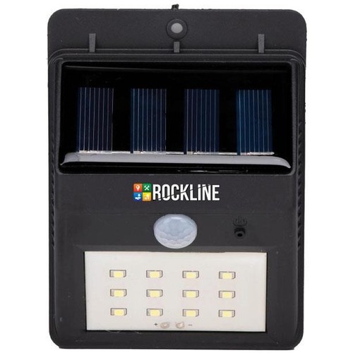 2 x Solar Wall Light 12 LED PIR Motion Sensor Outdoor Garden Patio Security Lamp - Picture 3 of 8