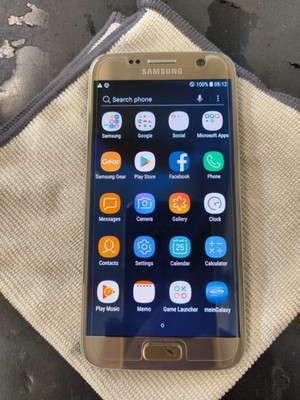 Samsung Galaxy S7 SM-G930F- 32GB - Gold (Ohne Simlock) (Dual SIM)