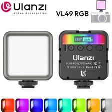 Ulanzi VL49 Full Color RGB LED Video Light 2500K-9000K 800LUX Mini Magnetic