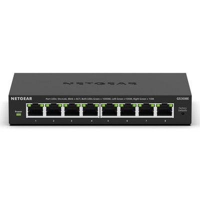 NETGEAR GS308E Plus Switch 8x 1G Ethernet