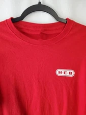 HEB Shirt Men Texas Grocery Central Market Red Partner Appreciation Month