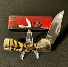 Steel Warrior - Frost SW105LS Choctaw Leopard Resin Folding Pocket Knife