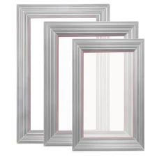 Screen Printing Kit Silk Screen Printing Frames 6x10/8x12/10x14 110 Mesh