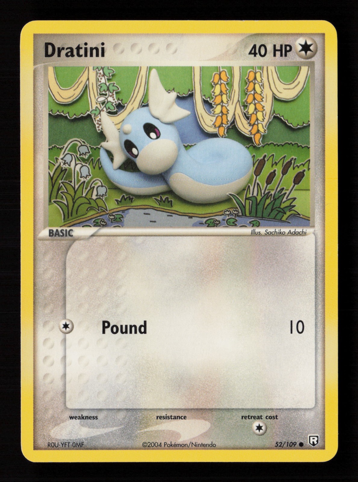 Dratini 52/109 Team Rocket Returns Pokemon Card -B9