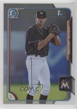 2015 Bowman Draft Chrome Refractor Justin Jacome #162 z6b