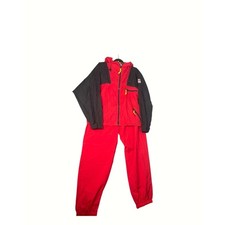 VTG Marlboro Men s Large Red/Black 2 Piece Rain Suit