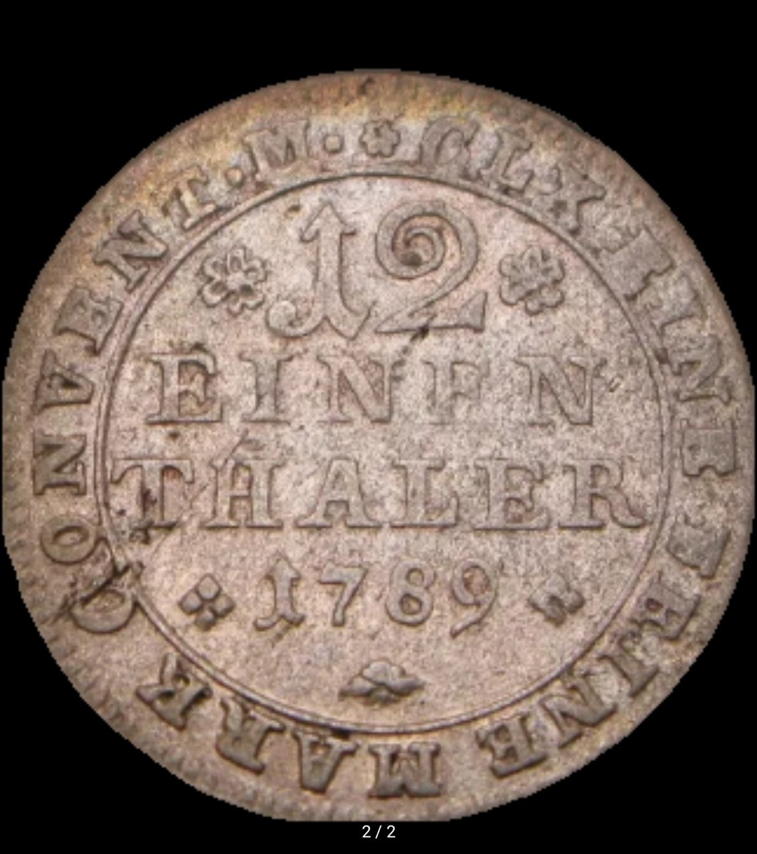 BRUNSWICK-WOLFENBUTTEL (German State) 1/12 Thaler 1789 MC - Silver