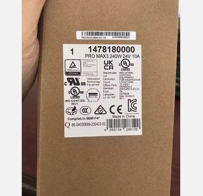 1478180000 NEW Weidmuller PRO MAX3 240W 24V 10A Switch Power Supply 1478180000 @