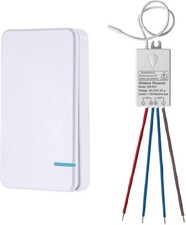 Thinkbee Wireless Light Switch 433MHz Remote Control IP66 Waterproof 1000W 10A