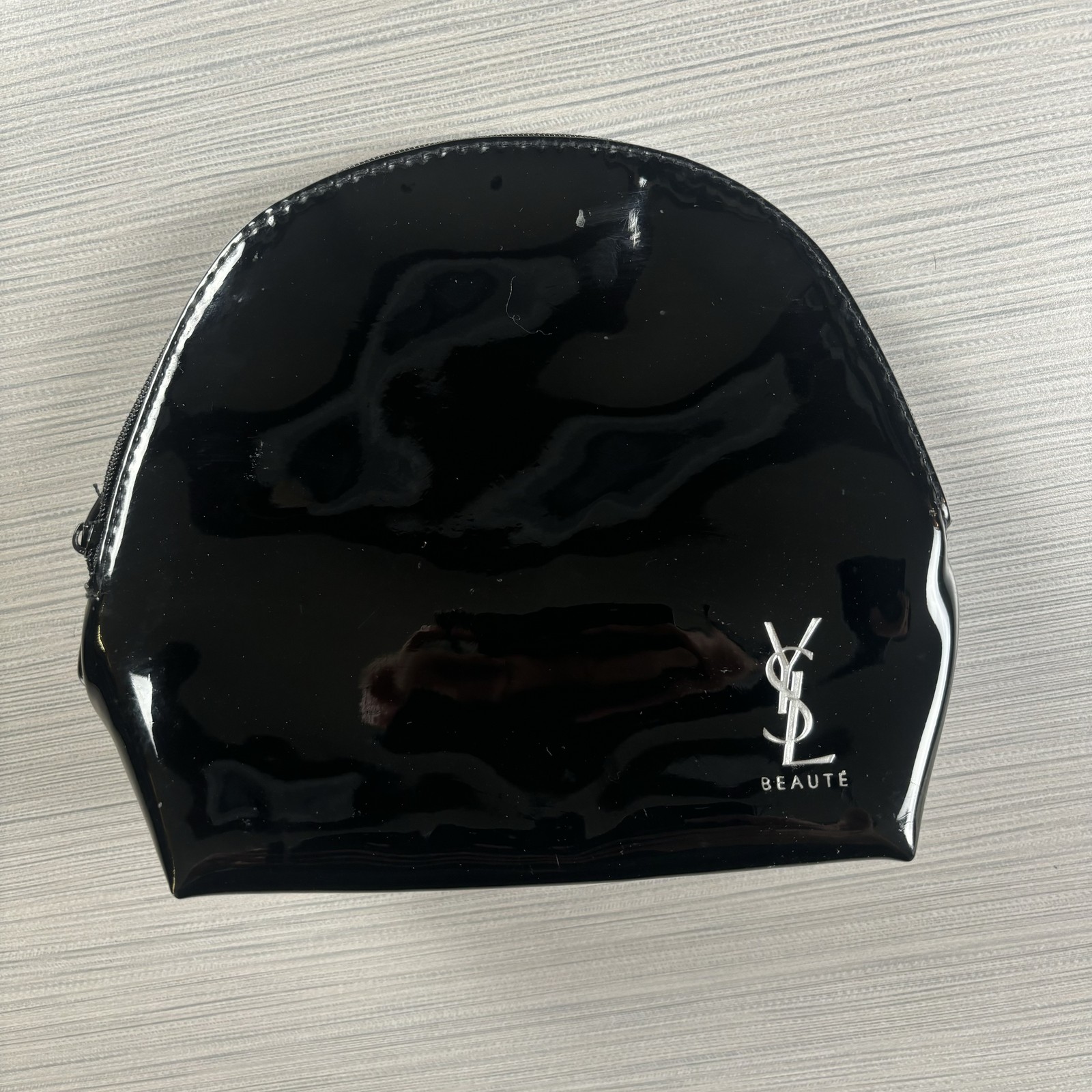 Borsa da viaggio Yves Saint Laurent YSL Beaute nera brevettata trucco cosmetico