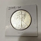 2019 W Silver American Eagle 1oz 999  BU