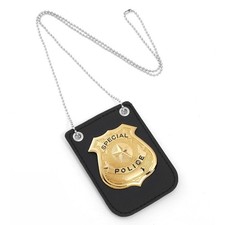 Police Costume Accessories for Adults, Police Badge, Detective Cop Spy FBI Ag...
