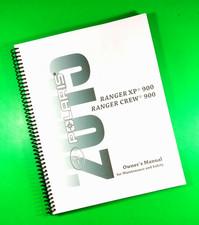 Polaris 2015 Owners Manual for Ranger XP 900, Crew 900 Utility ATV  115 Pages.