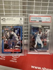Upper Deck 12 Graded Autographed Cards Lot Rookie Refractor 2020-21 MLB
