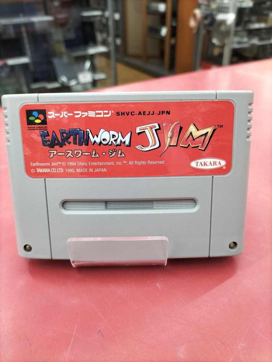 SFC ゲーム・おもちゃ・グッズ アースワームジム EARTH WORM JIM