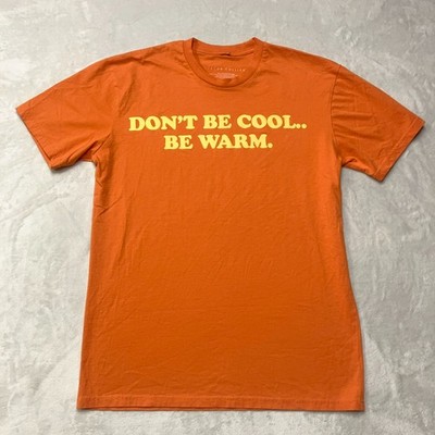 Jacob Collier T-Shirt Don t Be Cool Warm Adult Size L Orange Band Tee Merch
