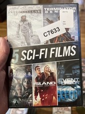 5 Films Island Interstellar Terminator Genisys Super 8 Event Horizon Dvd