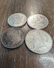 Lot of 4  $1 Morgan Silver Dollars 90% Silver Gorgeous