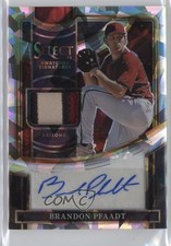 2023 Select Swatches Signatures Cracked Ice Prizm 22/23 Brandon Pfaadt Auto 0hk3