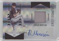 2020 Panini Absolute Jersey Signatures Silver 89/99 Adrian Morejon Auto 10ea