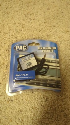 PAC SNI-1/3.5 Ground Loop Isolator & Noise Filter Eliminates Audio Buzzing Noise