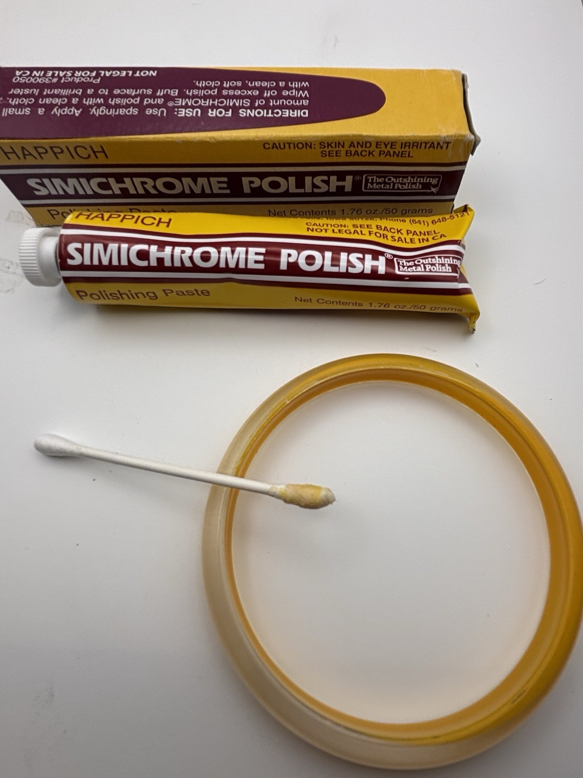 Vtg Bangle Bracelets. Translucent Lemon Bakelite(… - image 9