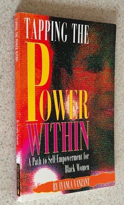 Iyanla VANZANT -- Tapping Power Within (Debut) -- 1992 SIGNED 1st Ed TPB (B)