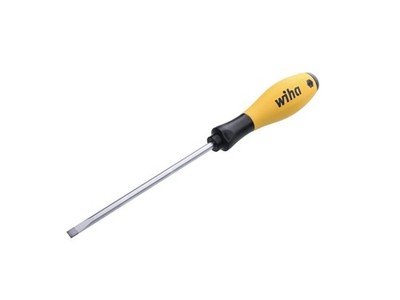 Wiha 30246 - ESD Safe SoftFinish Cushion Grip Slotted Screwdriver 5.5mm x 125mm
