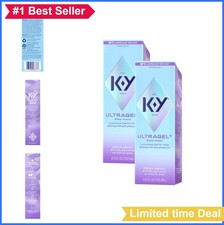 Water Based Personal Lubricant 4.5 fl oz 2 Pack Unscented Gel pH Friendly Toy