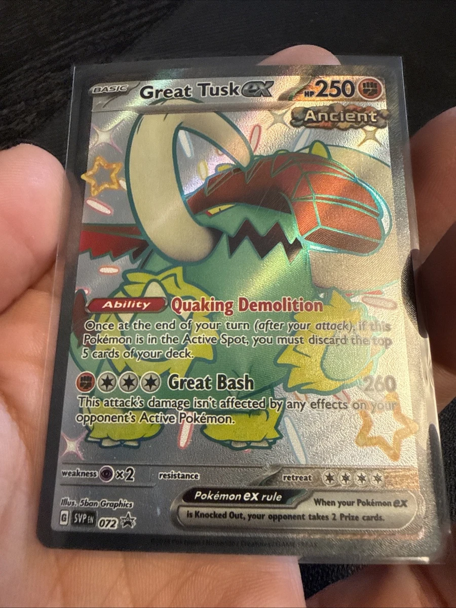 Great Tusk Ex 072 Sv: Scarlet & Violet Promo Cards for sale | eBay