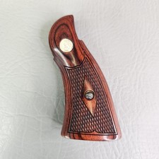 Altamont Co Grips S&W Logo Wood Diamond K Frame Square Butt Smith & Wesson
